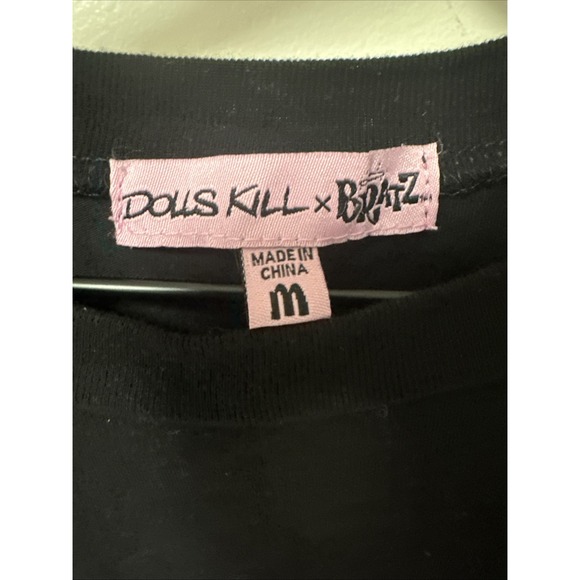 Dolls Kill x Bratz Women Size Medium Passion For Fashion L/S T-Shirt Black URBAN - Picture 2 of 9